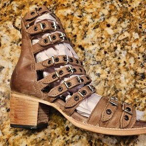 Freebird Casandra ankle boot sandals...brand new in the box with dust bags...